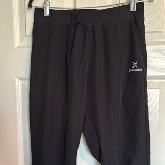 Orange Theory men’s black tapered leg jogger pants size medium - Picture 1 of 9